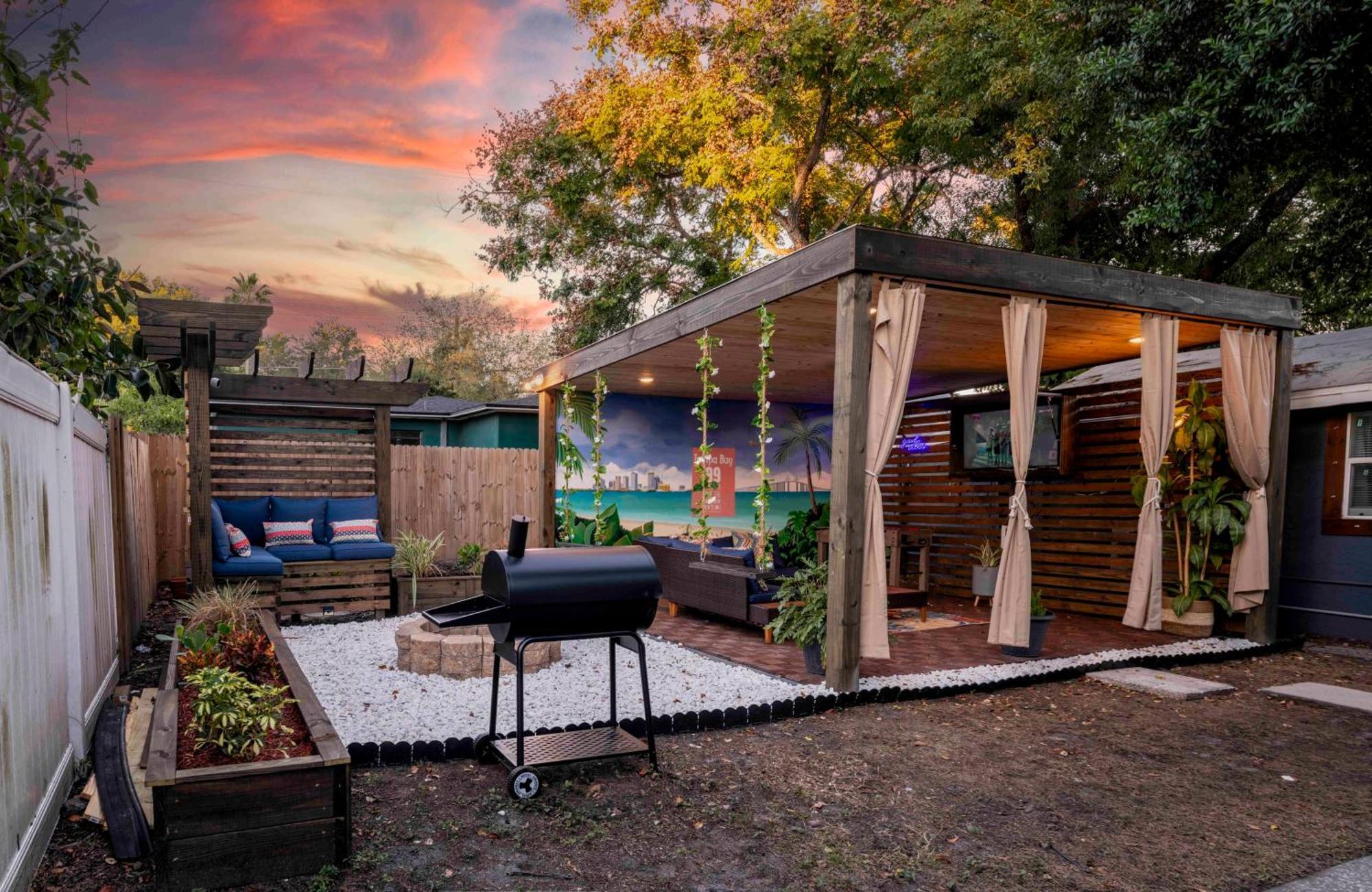 Luxury 5-Br House, Tampa Downtown With Cottage Exteriör bild